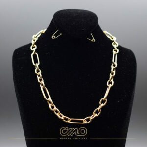 گردنبند طلا زنانه | گردنبند فیگارو | گردنبند طلا خاص | قیمت گردنبند طلا | گردنبند طلا دخترانه