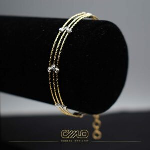 دستبند طلا گوی دار | دستبند طلا زنانه | دستبند گوی دار | قیمت دستبند طلا | دستبند طلا دخترانه