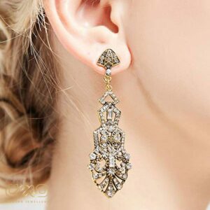 Chandelier Gold Earrings 1