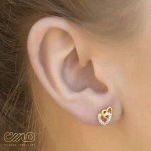 Gold Stud Earrings 1