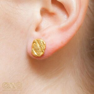 Gold Stud Earrings 4