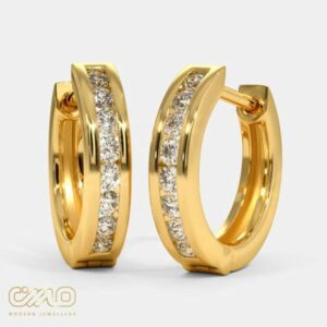 Ring Gold Earrings 2