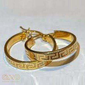 Ring Gold Earrings