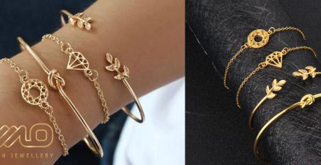 10 مدل دستبند طلا زنانه پر فروش