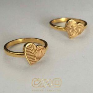 Heart Design In Gold 25