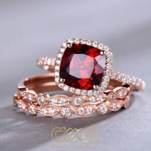 Red Ruby ​​Gold Ring 3