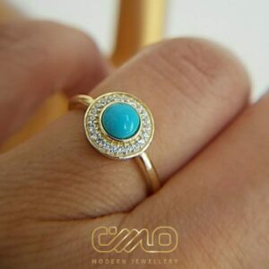Turquoise Gold Ring 2