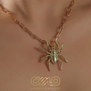 آویز طلا طرح عنکبوت | گردنبند طلا طرح عنکبوت | دستبند طرح عنکبوت | گوشواره طرح عنکبوت