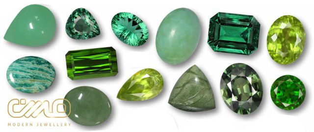 7 سنگ قیمتی سبز رنگ