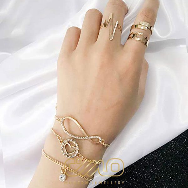 ست کردن دستبند با انگشتر | دستبند طلا ظریف | انگشتر طلا ظریف | انواع دستبند طلا | انواع انگشتر طلا